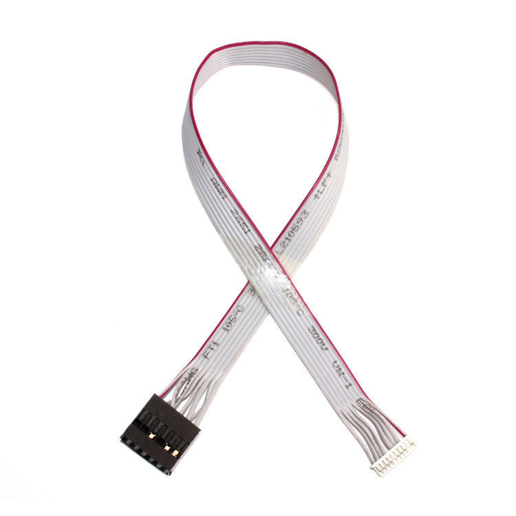 IDC 12 PIN Cable de cinta plana flexible DF19 a JST RF para el cable de alimentación PCBA