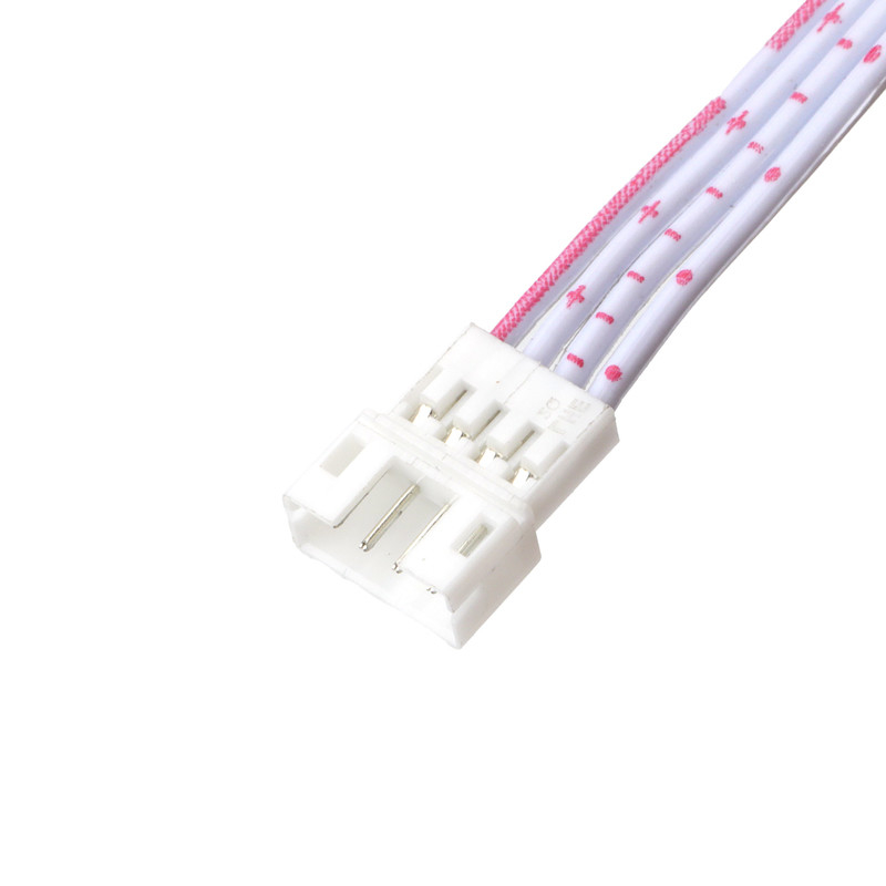 Conector LHE de 4 pines de cable de cinta plana flexible de macho a hembra para proyectos de audio de ingeniería electrónica