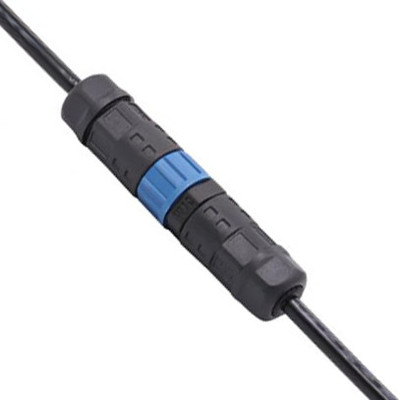 M15 Conector circular industrial de 2 pines y 3 pines con ensamblaje de tipo soldadura y clasificación de impermeabilidad IP67