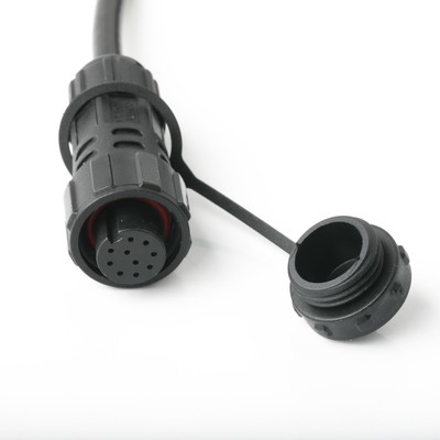 UL2464 24AWGX5C alambre impermeable M16 Femenino a la inclinación SH1.0 9P Cable de conector circular