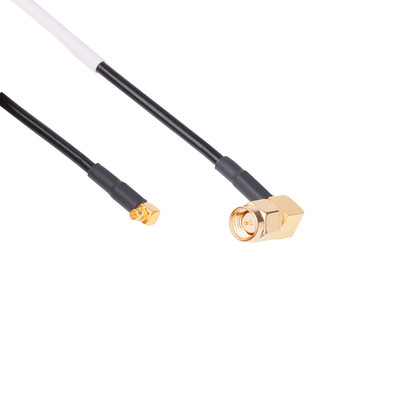 Enchufe masculino del RA MMCX al MONTAJE de CABLE COAXIAL del RF del enchufe masculino del Ra SMA con HeatShrink