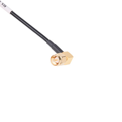 Enchufe masculino del RA MMCX al MONTAJE de CABLE COAXIAL del RF del enchufe masculino del Ra SMA con HeatShrink