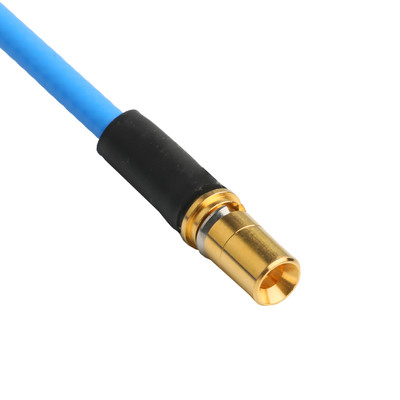 ROHS Bajo PIM Flex TFT-5G-402 RF Cable coaxial doble blindaje con chaqueta azul FEP OEM / ODM