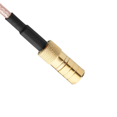 Conector de cable de bronce Brown Shield RG179 RF SMB- ((50ohm) a SMB-75 ((750hm) Conector