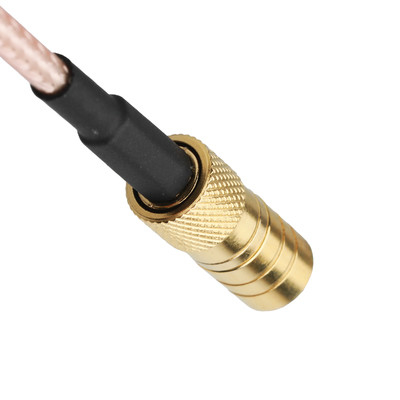 Conector de cable de bronce Brown Shield RG179 RF SMB- ((50ohm) a SMB-75 ((750hm) Conector