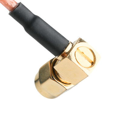 Conectores coaxial RF ROHS RG316 Cable RA SMA Enchufe conector de cable de enchufe en ángulo derecho