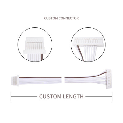 Cable Conector SHR-08V-S-B o SSH-003T-P0.2-H de JST Lvds al PVC de Molex 51021-1000