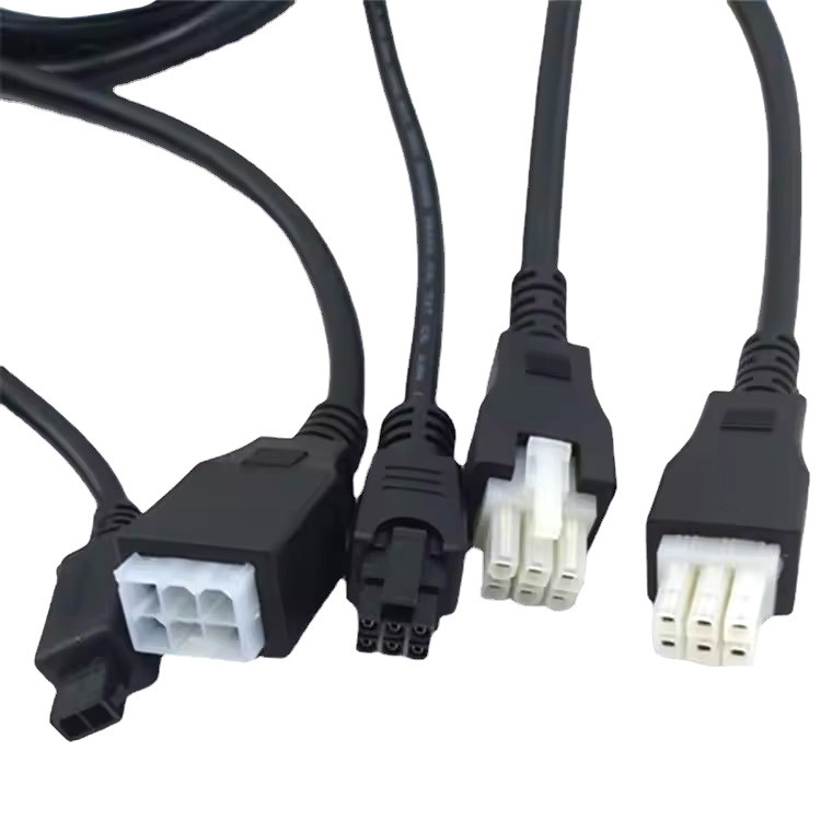 Cable de abertura de abertura de 4,2 mm UL2464 20AWG*6C OD6,4 mm NEGRO
