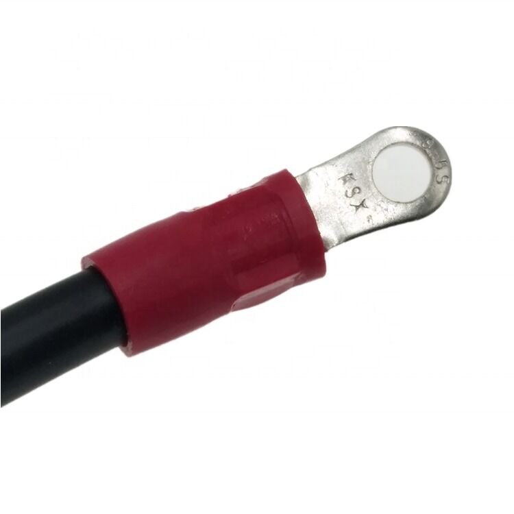 Conector M5 de terminal de acoplamiento de lugs bimetales aislados de 600V con longitud personalizable para aplicaciones electrónicas