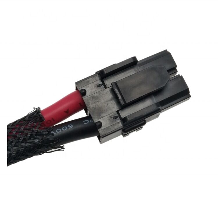 Arnés de cableado personalizado con conector Molex 428160212 de 2 pines y paso de 10 mm y cable de calibre 8 AWG