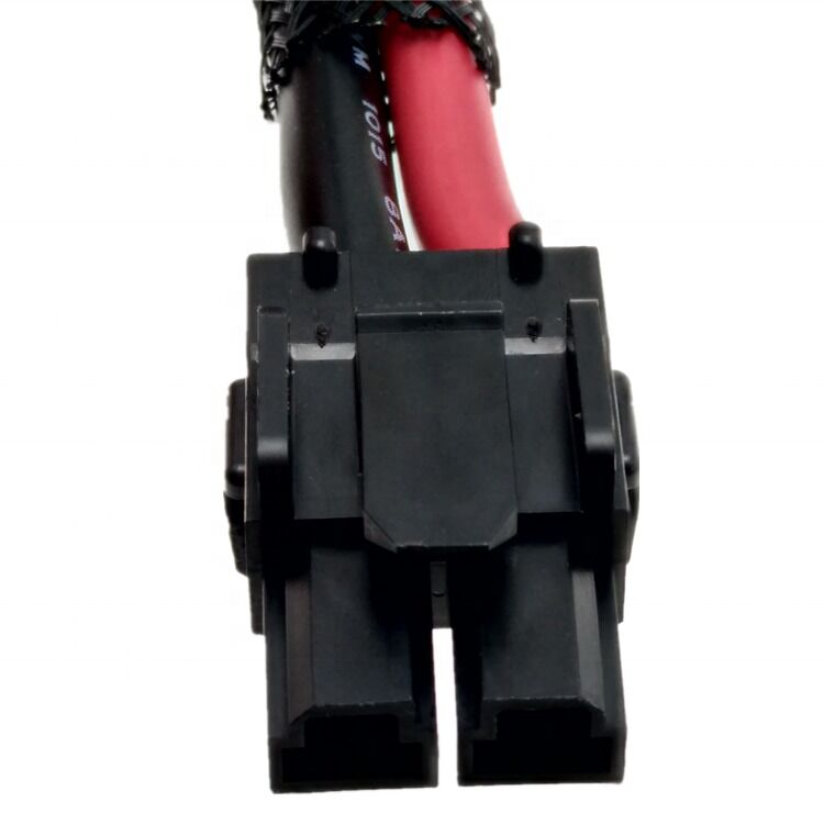 Arnés de cableado personalizado con conector Molex 428160212 de 2 pines y paso de 10 mm y cable de calibre 8 AWG