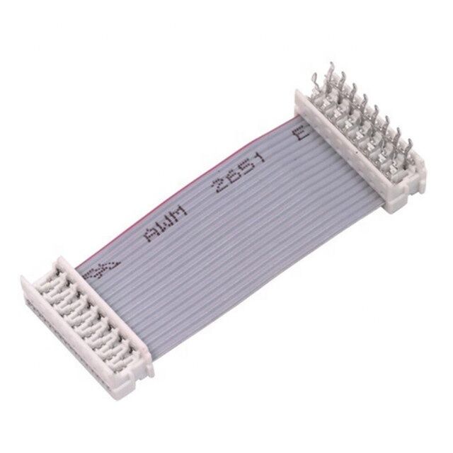 OEM ODM RS232 15Pin D-Sub Gold-plated Connector Flat Ribbon Cable Assembly with Customizable Length