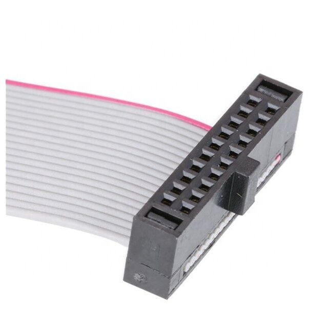 1.27mm Pitch 30AWG Conector IDC Revestido de Oro Flexible Cable de cinta plana para electrónica