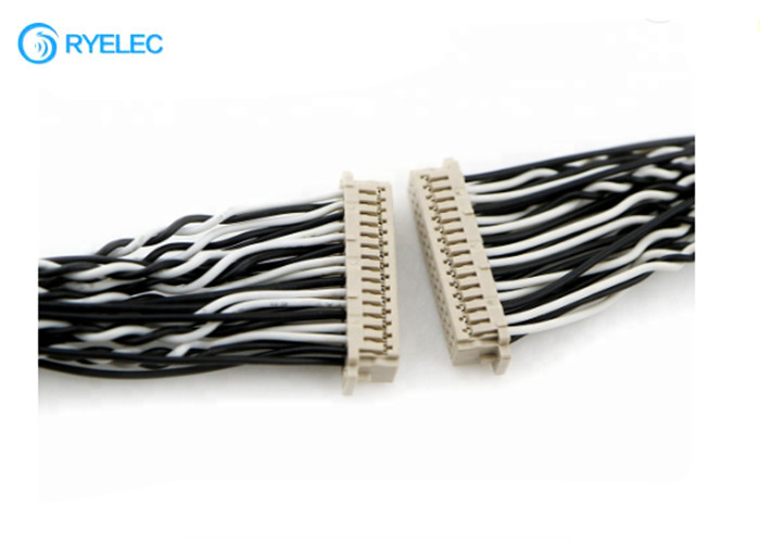 2*15 conector de la asamblea de cable del Pin  LVDS DF13-30DS-1.25C con la echada de 1.25m m