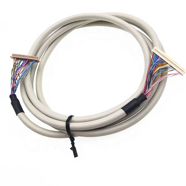 Hot Sale 1.25mm Pitch HRS DF13 40pin EDP Cable to 1mm Pitch JAE FI-X30 30pin LCD LVDS Cable Assembly