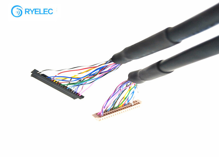 Asamblea de cable del conector LVDS del Pin DF13 de  40 a JAE  FI - conector de S20S 1.25m m
