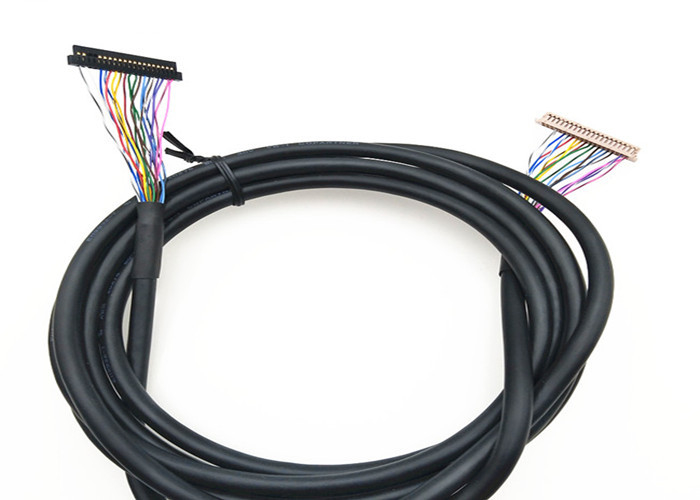 Asamblea de cable del conector LVDS del Pin DF13 de  40 a JAE  FI - conector de S20S 1.25m m