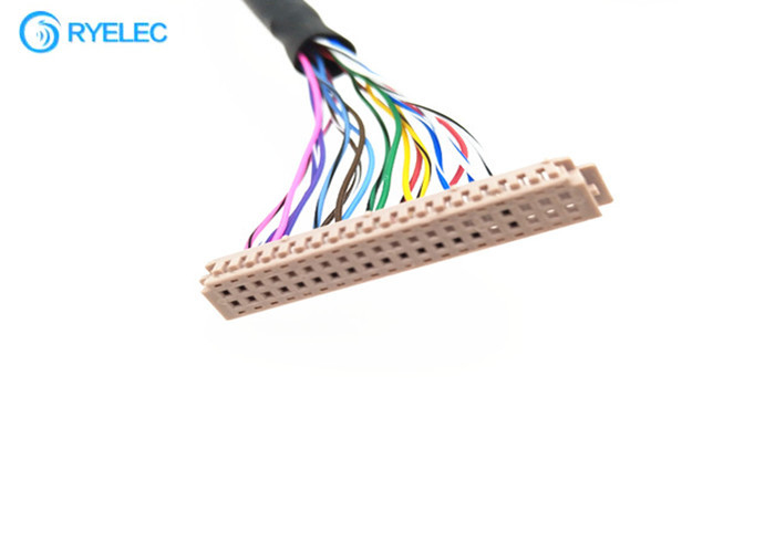 Asamblea de cable del conector LVDS del Pin DF13 de  40 a JAE  FI - conector de S20S 1.25m m