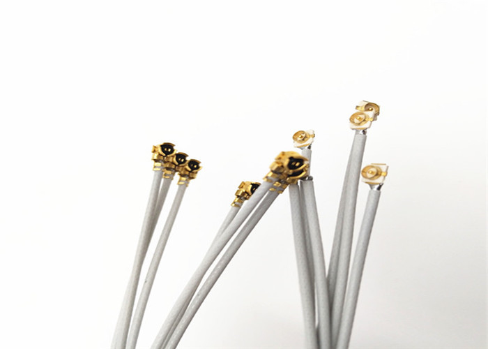 Varón coaxial del IPX de Ufl de las asambleas de cable del RF de la coleta de Wifi al cable de extensión de la hembra del IPX de Ufl
