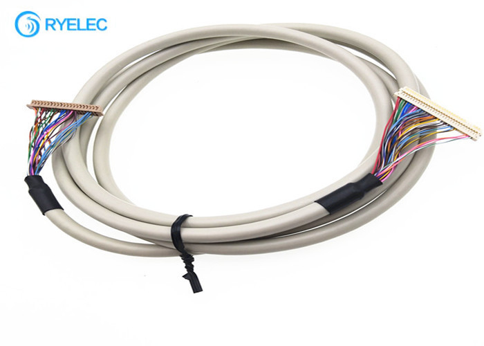 Horas de Df13 40 del Pin de cable de la informática hasta el cable de Jae Fi-X30 30pin Lcd Lvds de la echada de 1m m