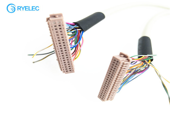 Horas de Df13 40 del Pin de cable de la informática hasta el cable de Jae Fi-X30 30pin Lcd Lvds de la echada de 1m m