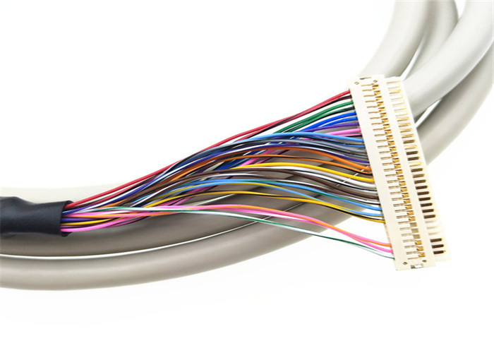 Horas de Df13 40 del Pin de cable de la informática hasta el cable de Jae Fi-X30 30pin Lcd Lvds de la echada de 1m m