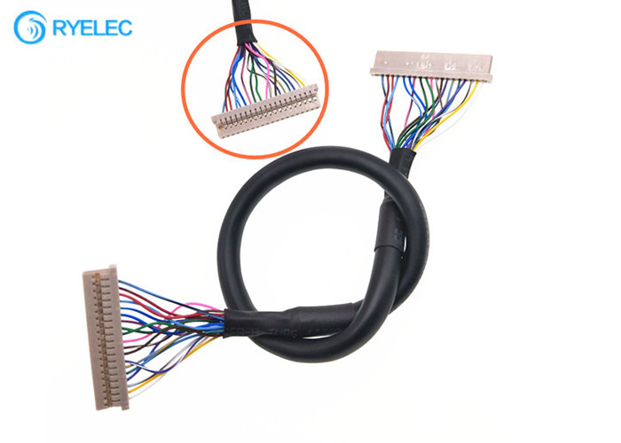 Df14 al cable 20p de Lvds del ordenador portátil de Df14 Coaxia 20 a Pin  para los aviones accionados por control remoto