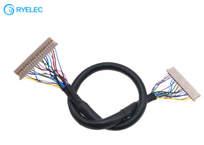 Df14 al cable 20p de Lvds del ordenador portátil de Df14 Coaxia 20 a Pin  para los aviones accionados por control remoto