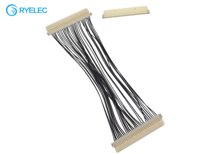 Cable DF19G - echada de la flexión de 30 Pin Lvds de 30S  1.0m m a DF19G-30S para la TV/el DVD con 30awg