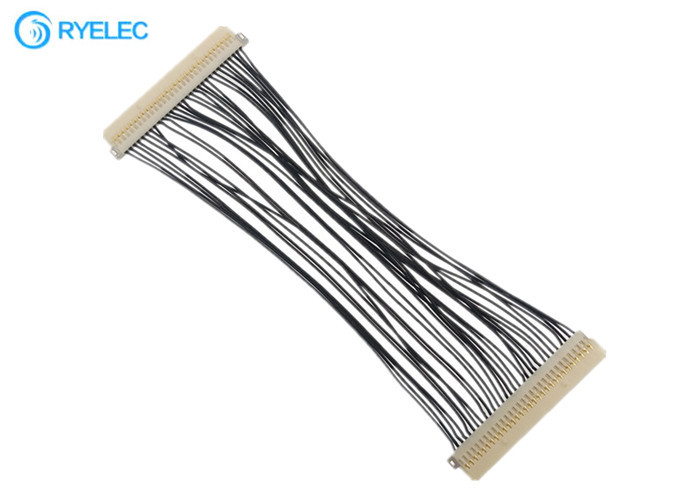 Cable DF19G - echada de la flexión de 30 Pin Lvds de 30S  1.0m m a DF19G-30S para la TV/el DVD con 30awg