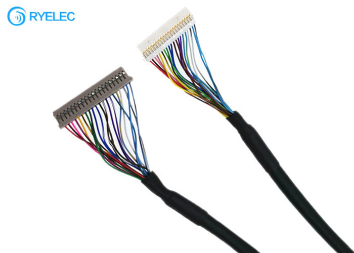 echada DF14 de 20pin 1.0m m al cable del conector LVDS de DF19  para la máquina de desmontaje con UL20276