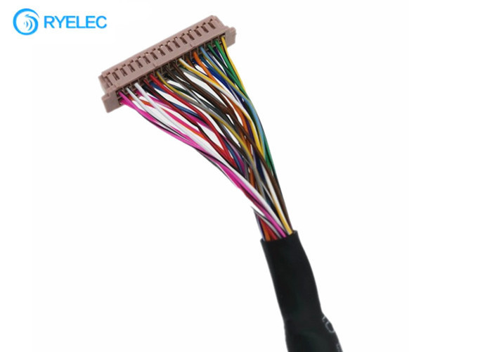 DF13-30DS-1.25C al indicador digital de DF13 TTL al cable del perno 1.25m m LCD del tablero 30 de LVDS