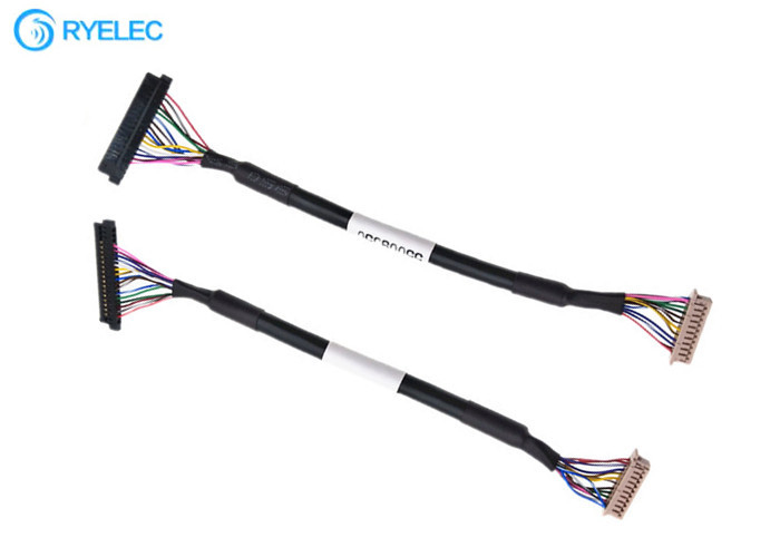 Pares trenzados 20pin JAE FI-S20S al cable de 20P horas DF13-20DS-1.25C el 1.25MM LVDS LCD para el monitor