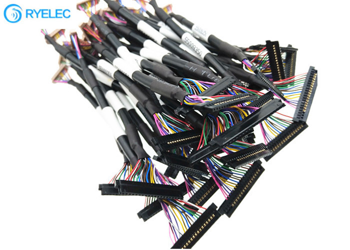 Pares trenzados 20pin JAE FI-S20S al cable de 20P horas DF13-20DS-1.25C el 1.25MM LVDS LCD para el monitor