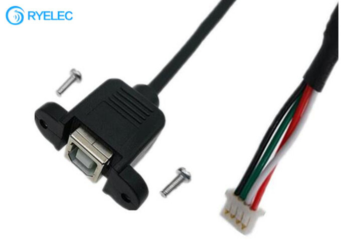 El USB MECANOGRAFÍA a B el soporte femenino del panel a Molex Picoblade 4pin 51021 con el cable de la fecha de 100m m