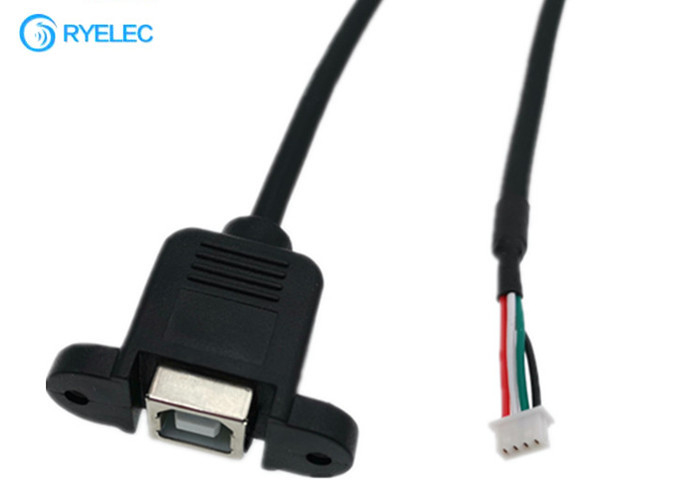 El USB MECANOGRAFÍA a B el soporte femenino del panel a Molex Picoblade 4pin 51021 con el cable de la fecha de 100m m