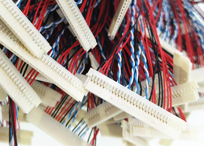 El cable de  DF19-30S-1C 30 P Lvds a la pantalla del Lcd llevó el alambre torcido 30AWG de la señal del convertidor