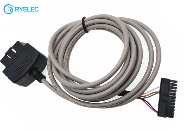 Varón ODB2 a Molex Microfit 3,0 43025-2400 con el cable de extensión de diagnóstico del coche auto del PVC
