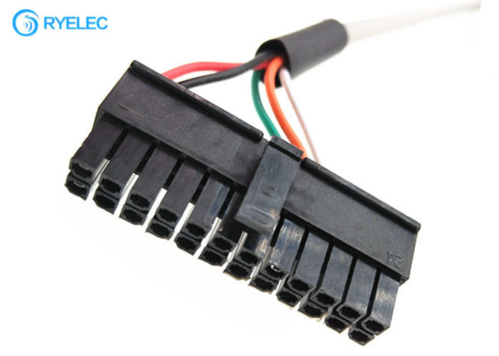 Varón ODB2 a Molex Microfit 3,0 43025-2400 con el cable de extensión de diagnóstico del coche auto del PVC