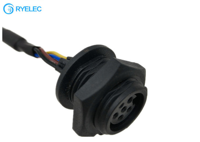 Conector hembra impermeable de encargo del soporte M16 del panel con 2,0 milímetros JST PAP-06 V-S Cable