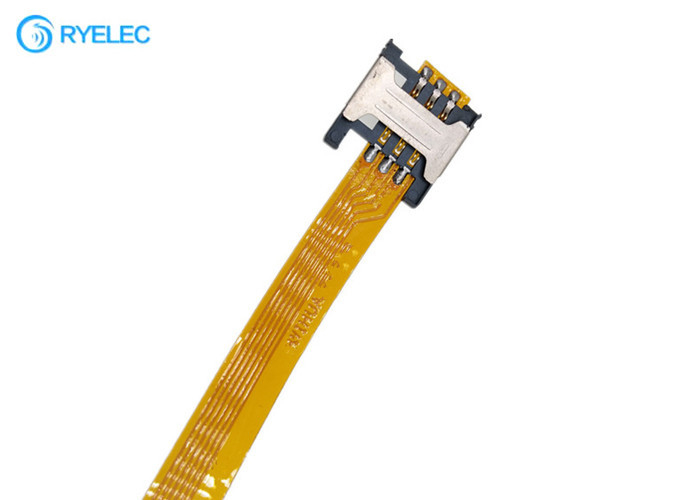 G/M CDMA UIM estándar SIM Card Kit Male al cable plano suave de la extensión femenina FPC