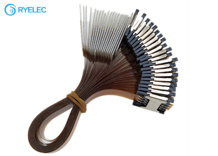 G/M CDMA UIM estándar SIM Card Kit Male al cable plano suave de la extensión femenina FPC