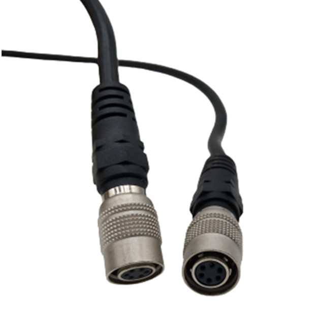 Asamblea de encargo del arnés de cable de  6 Pin Push Pull Circular USB2.0 para las cámaras