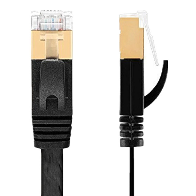 El oro plateó los 50ft que 8P8C Rj45 protegió el cable de Ethernet del gato 7 para el interruptor del router