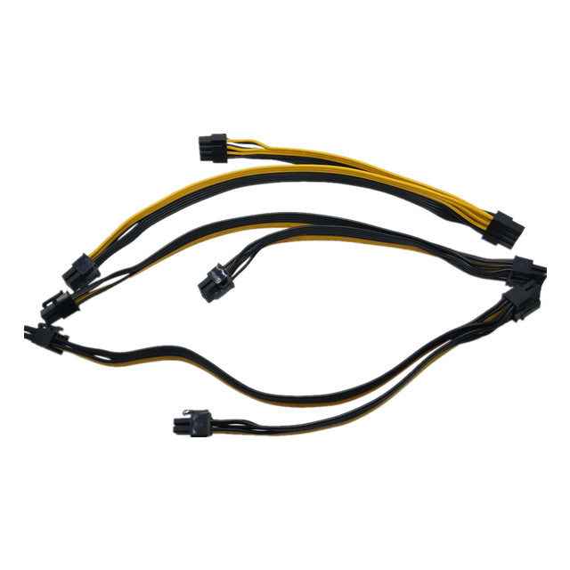 los 30cm 8 voltaje del cable de transmisión de la tarjeta gráfica del gpu del perno 600V