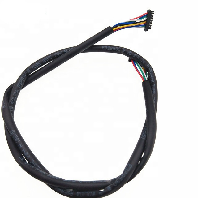 Cable de encargo del PVC del Pin DF52-10P-0.8C  de la echada 10 del arnés 0.8m m del AWG Ul1571 32
