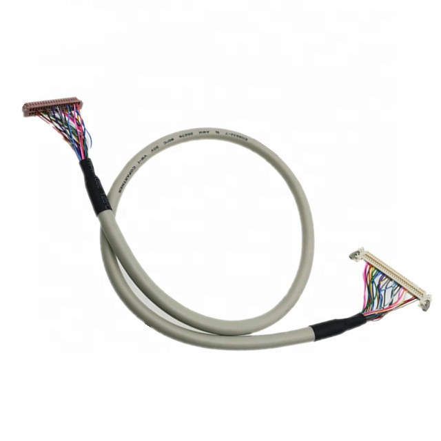 30pin Jae Fi-X30hl al cable de Lvds del escudo 30v de 40pin horas Df13-40p 20276 para el panel de la pantalla LCD