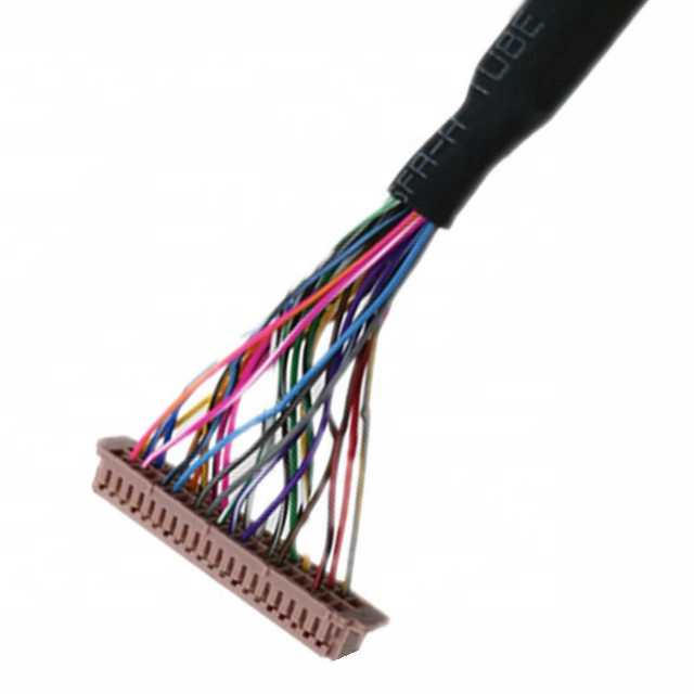 30pin Jae Fi-X30hl al cable de Lvds del escudo 30v de 40pin horas Df13-40p 20276 para el panel de la pantalla LCD