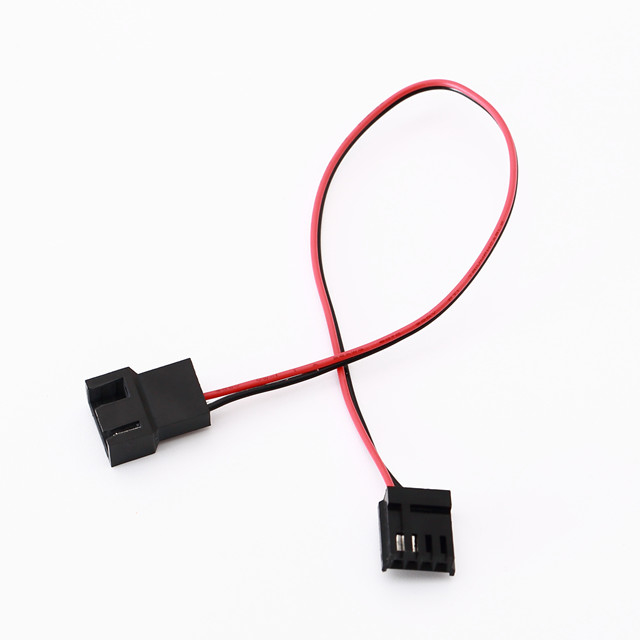 Cable de transmisión del divisor 4pin del jefe de Pin To Cpu Radiator Fan de la disquetera de la placa madre pequeño
