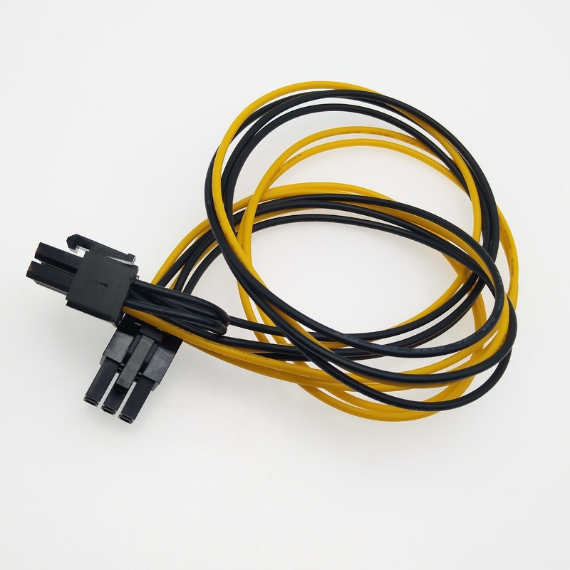 6 cable de transmisión de Pin Male To 6+2 Pin Male Spliter PCIE GPU Minig